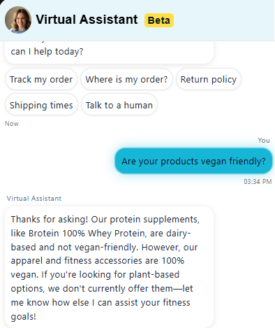 Capture missed sales demo